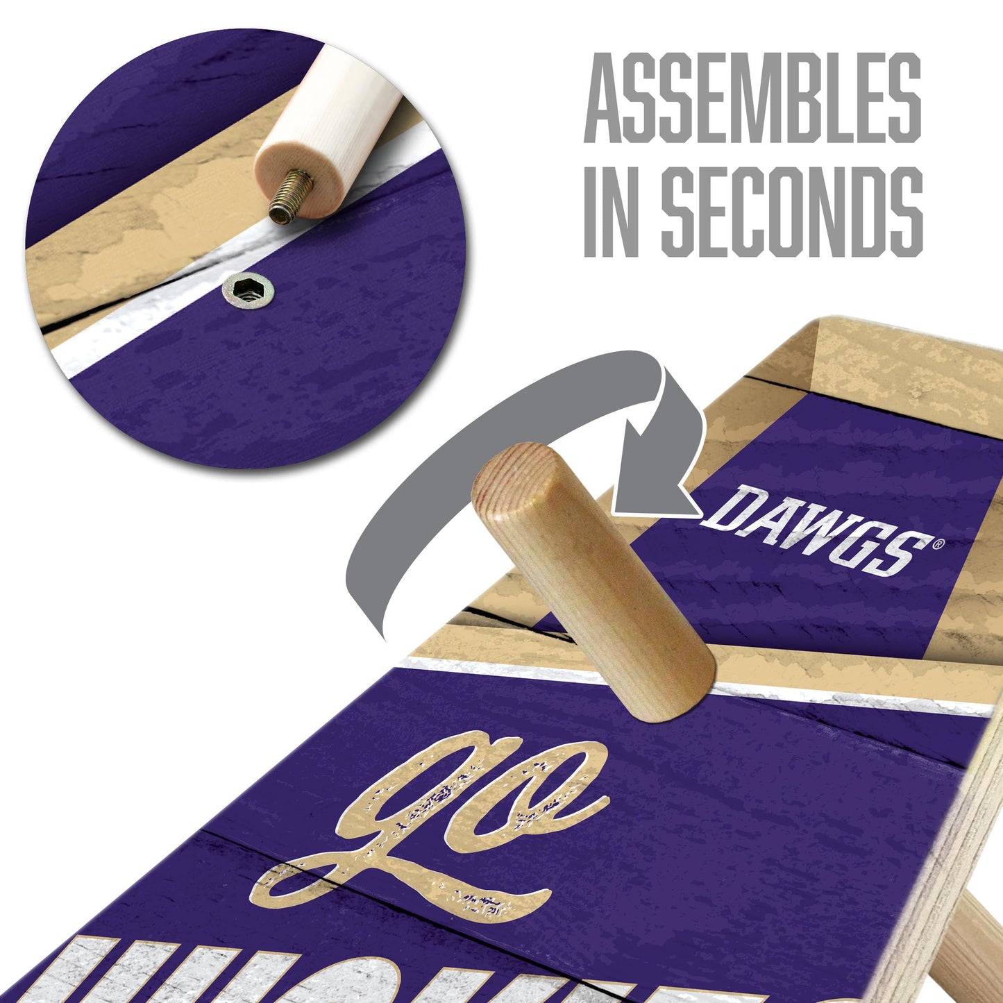 NCAA Washington Huskies Ringbag Outdoor Game