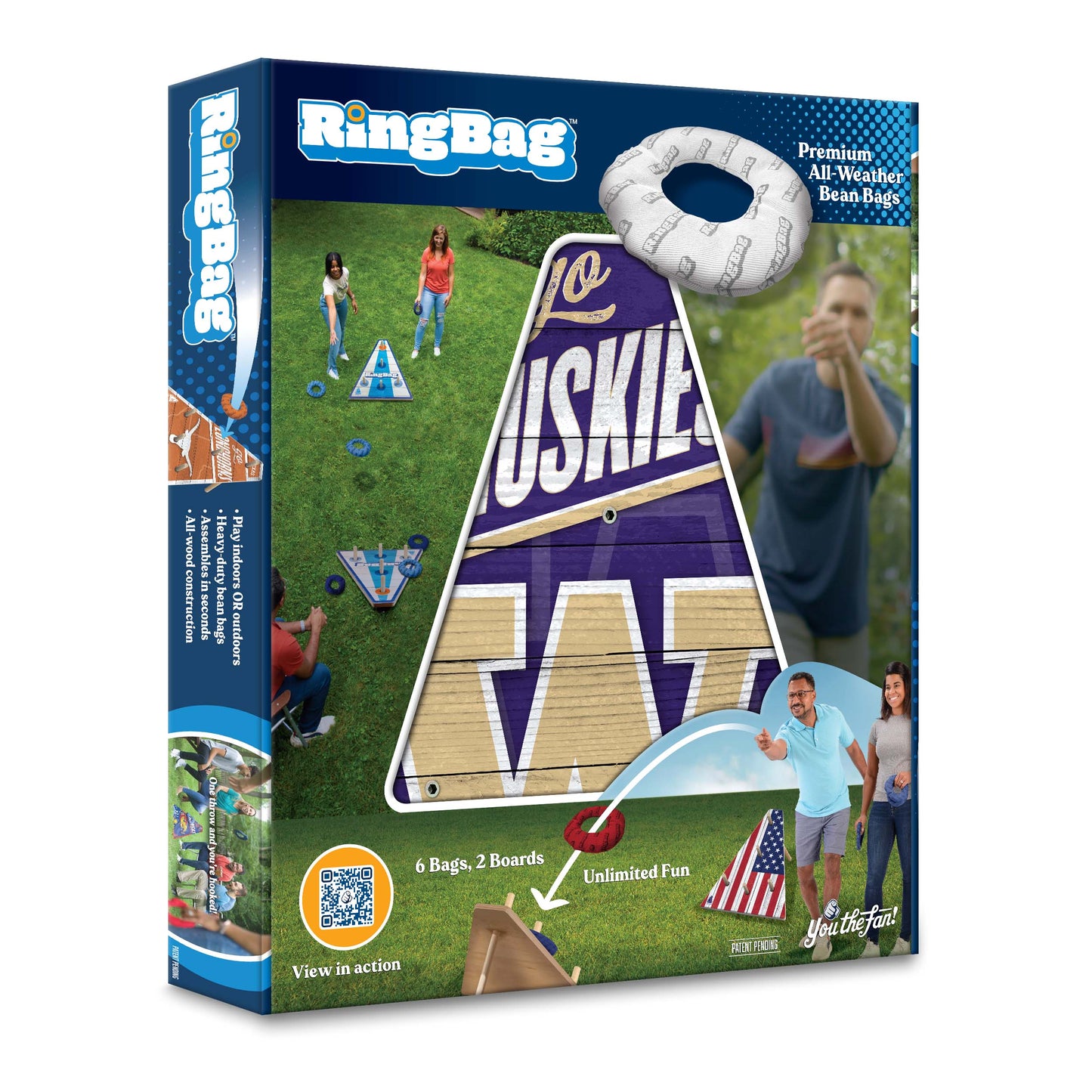 NCAA Washington Huskies Ringbag Outdoor Game