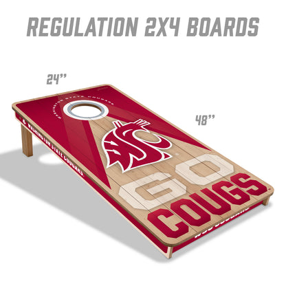 NCAA Washington State Cougars 2' x 4' Slogan Series Cornhole