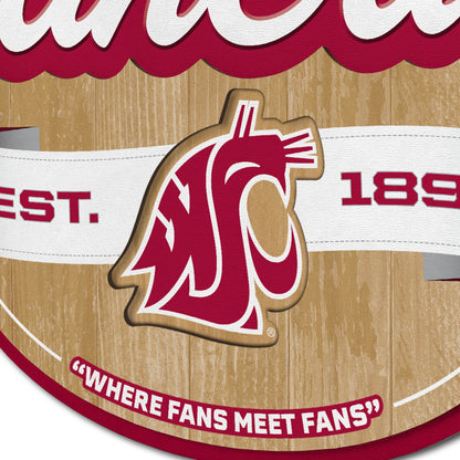 Washington State Cougars Fan Cave Sign Alt 3