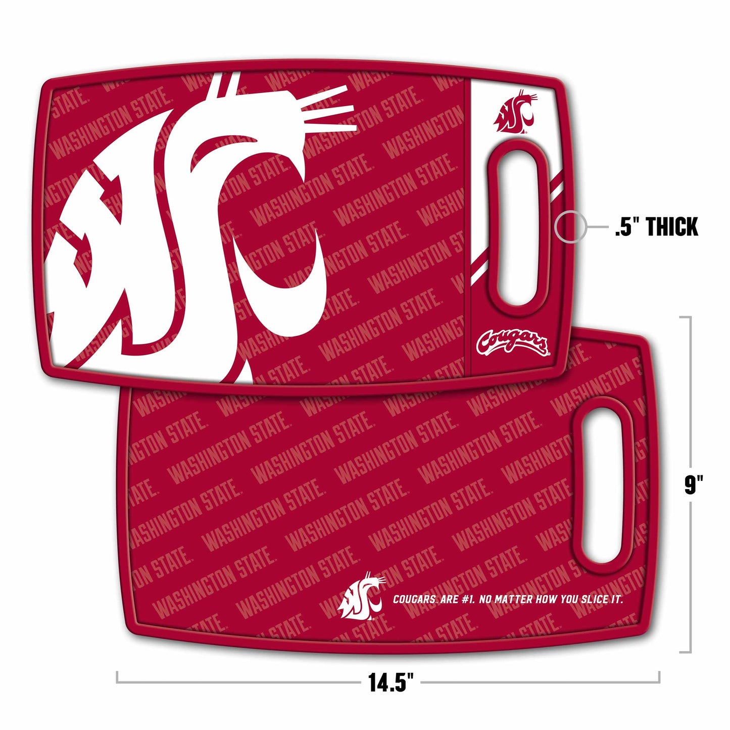 Washington State Cougars Logo Series Cutting Board Alt 1