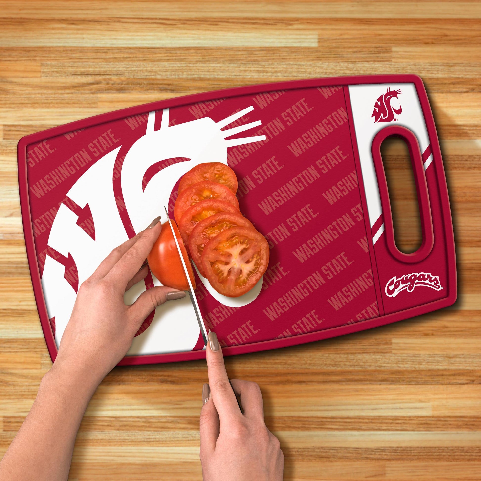 Washington State Cougars Logo Series Cutting Board Alt 3