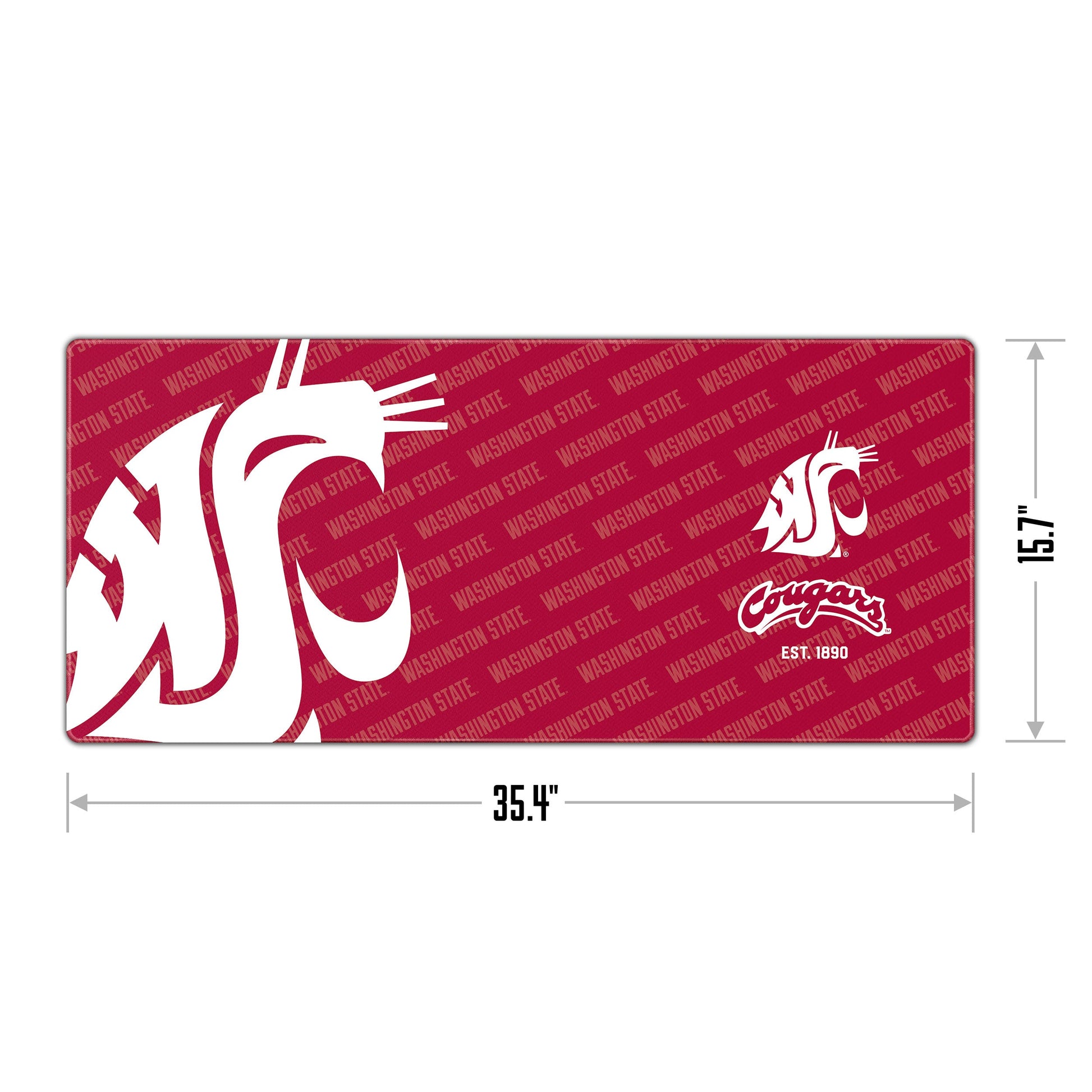Washington State Cougars Logo Series Desk Pad Alt 1