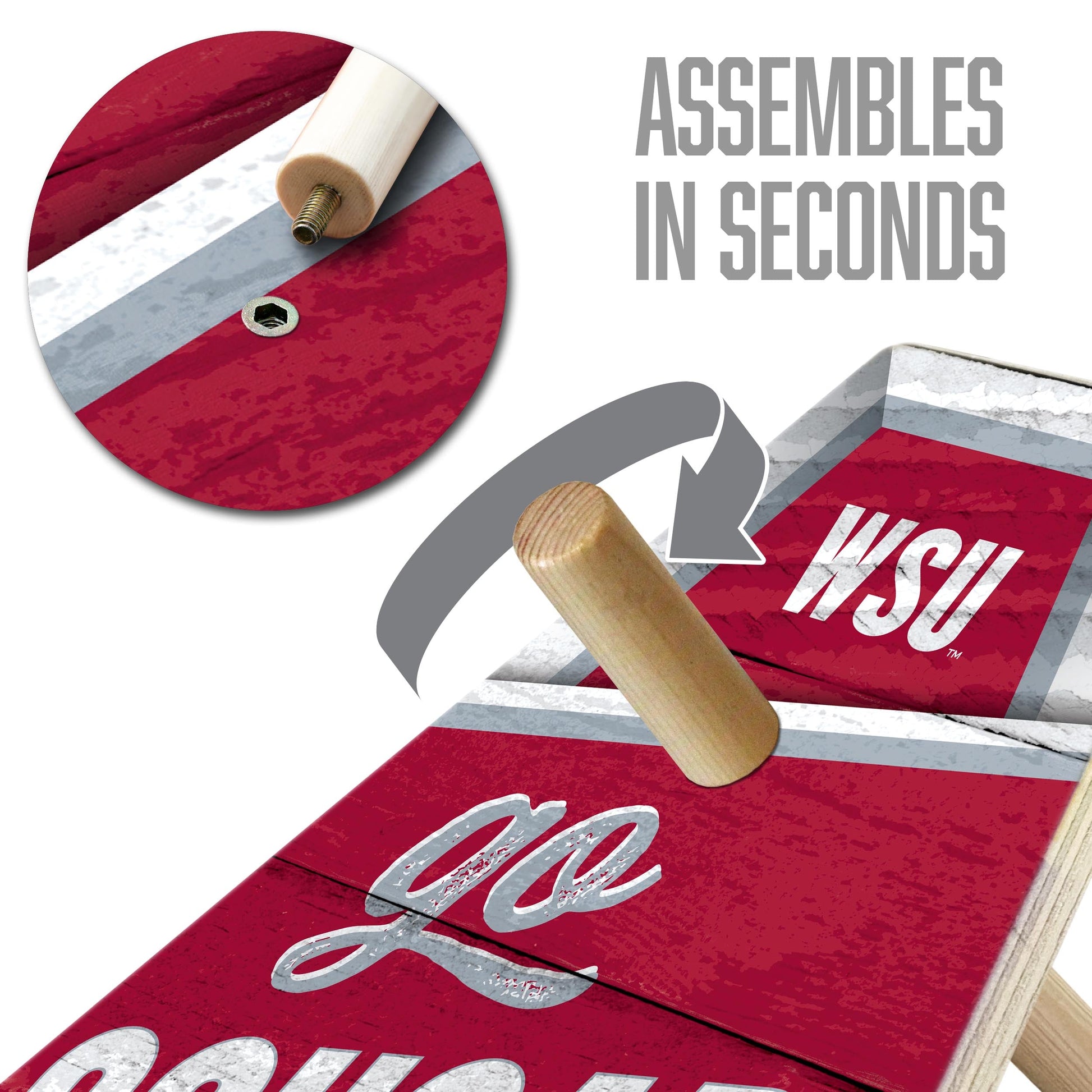 NCAA Washington State Cougars Ringbag Outdoor Game