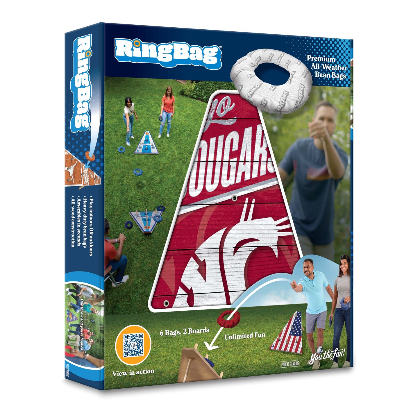 NCAA Washington State Cougars Ringbag Outdoor Game