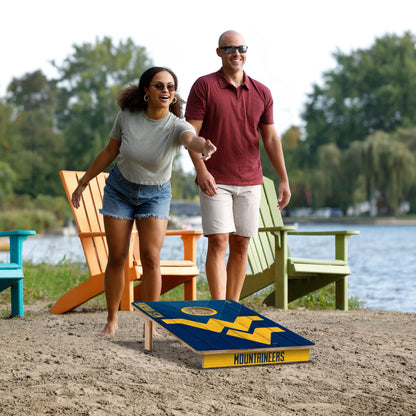 NCAA West Virginia Mountaineers 2' X 3' All-Wood Cornhole Set - Alt 5