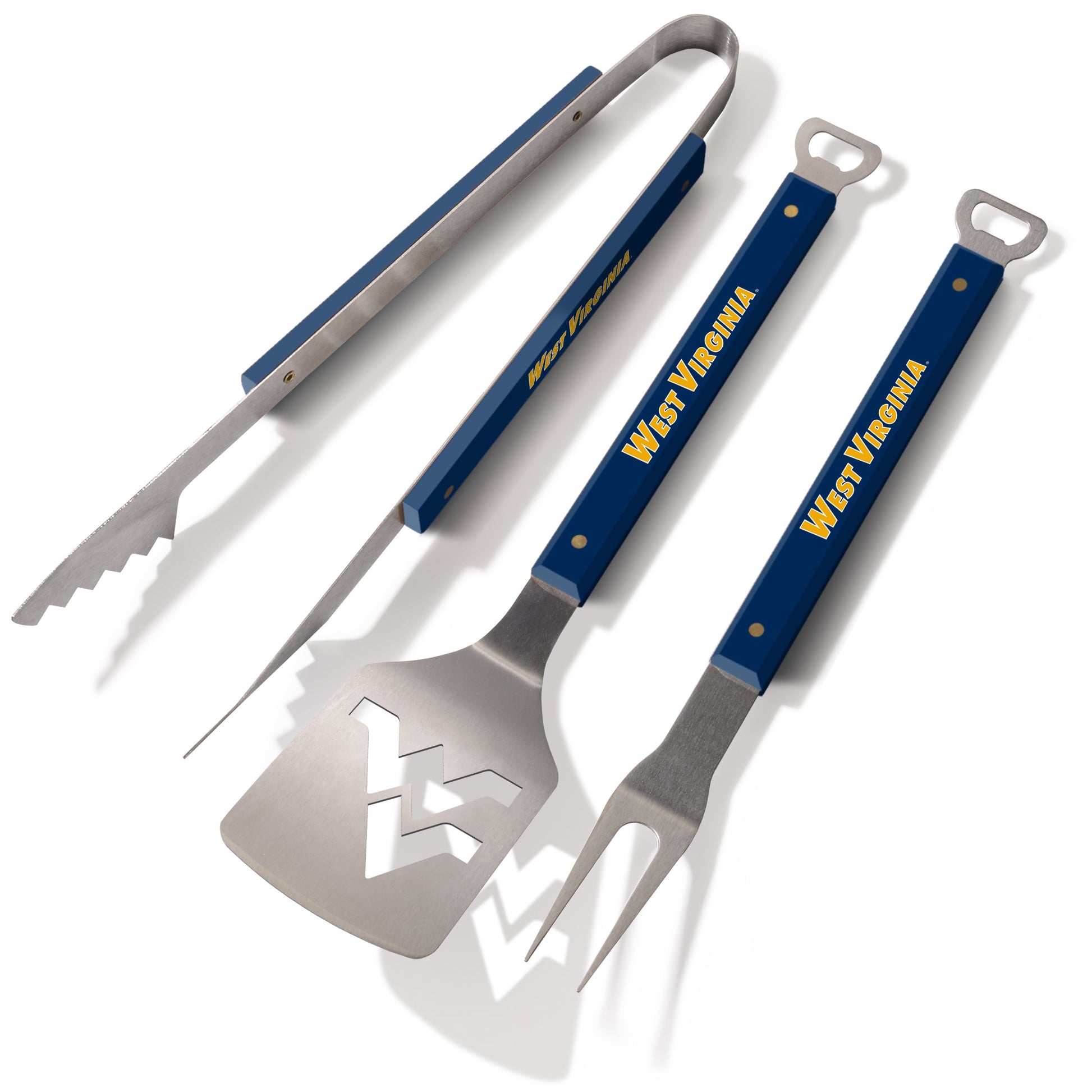 NCAA West Virginia Mountaineers Spirit Series 3-Piece BBQ Set