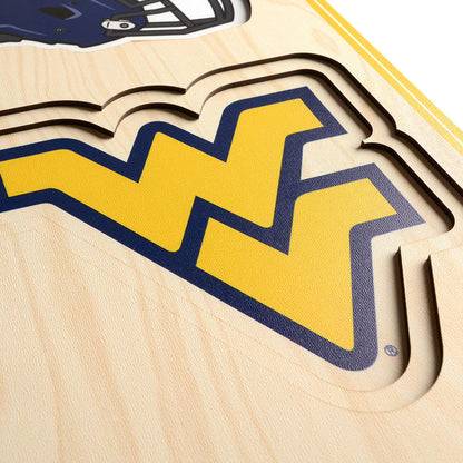 NCAA West Virginia Mountaineers FB 3D Stadium Banner 8' X 32'