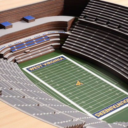 NCAA West Virginia Mountaineers 25-Layer StadiumView Wallart