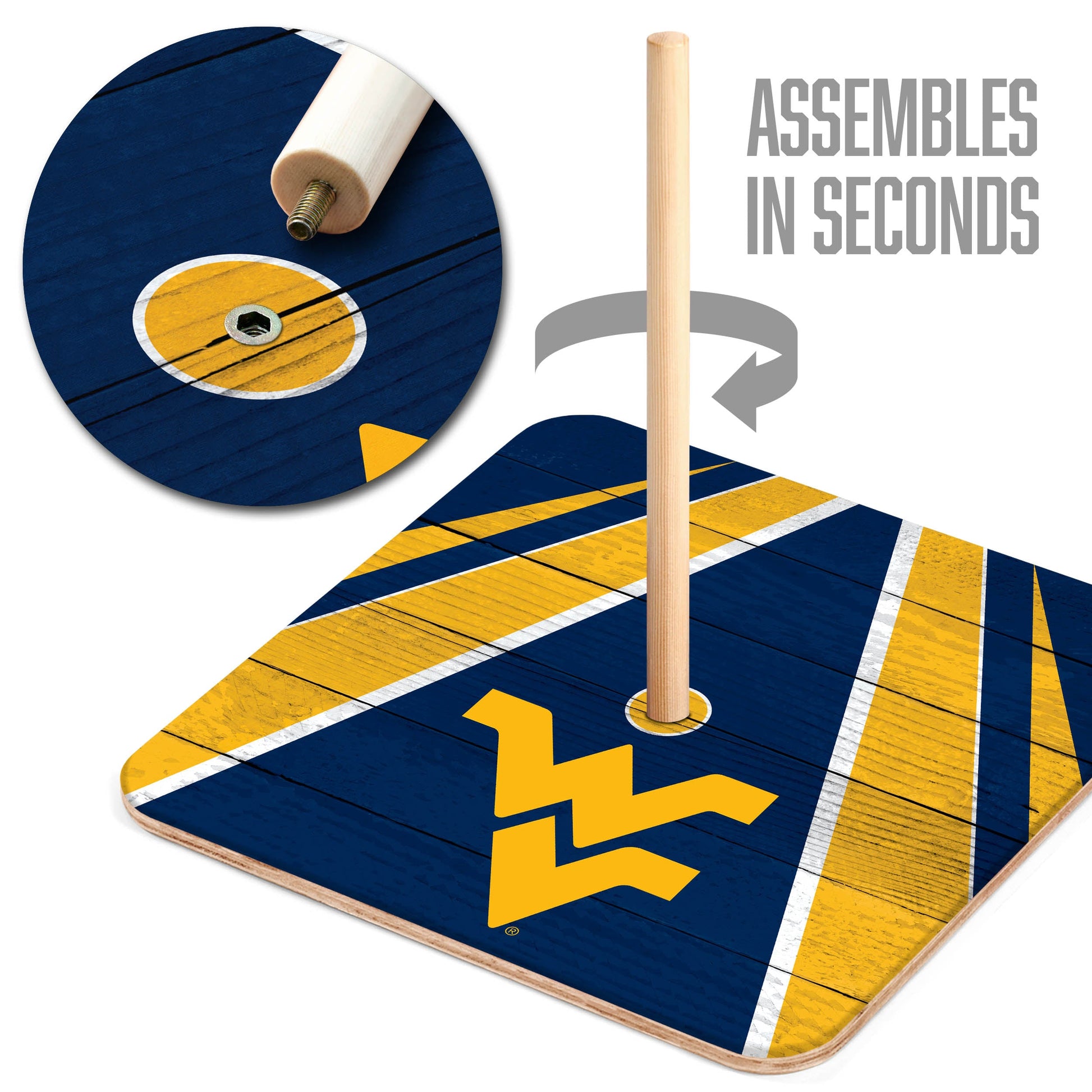NCAA West Virginia Mountaineers Horseshoe Bag Game