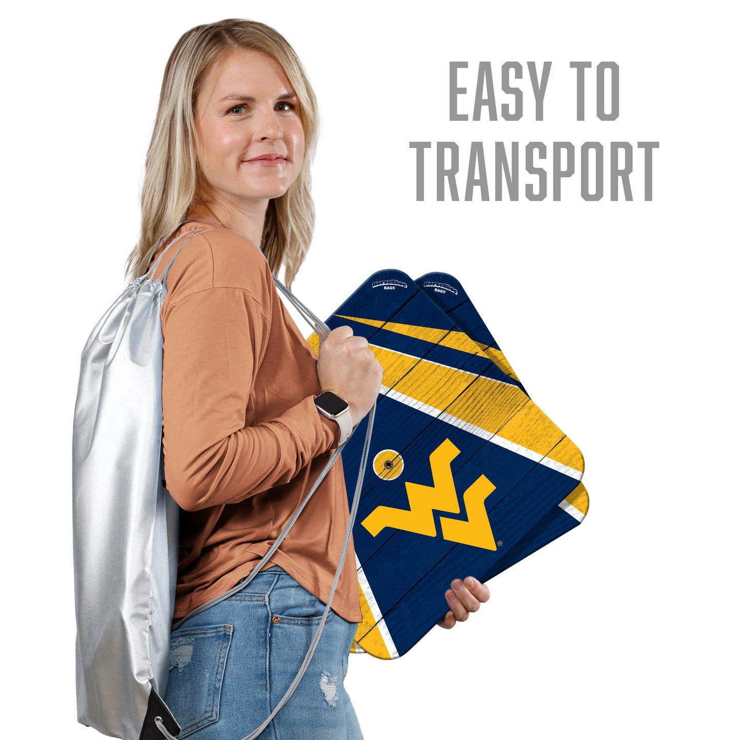 NCAA West Virginia Mountaineers Horseshoe Bag Game