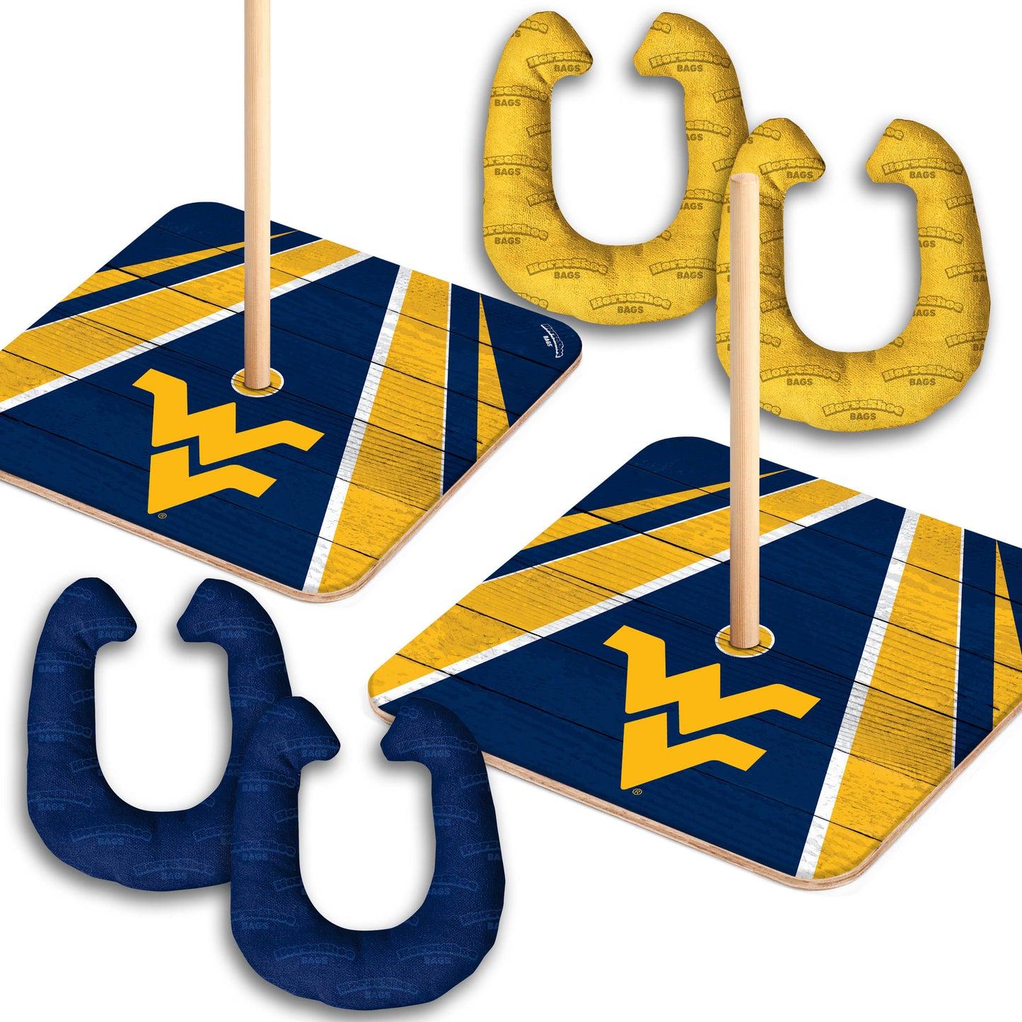 NCAA West Virginia Mountaineers Horseshoe Bag Game