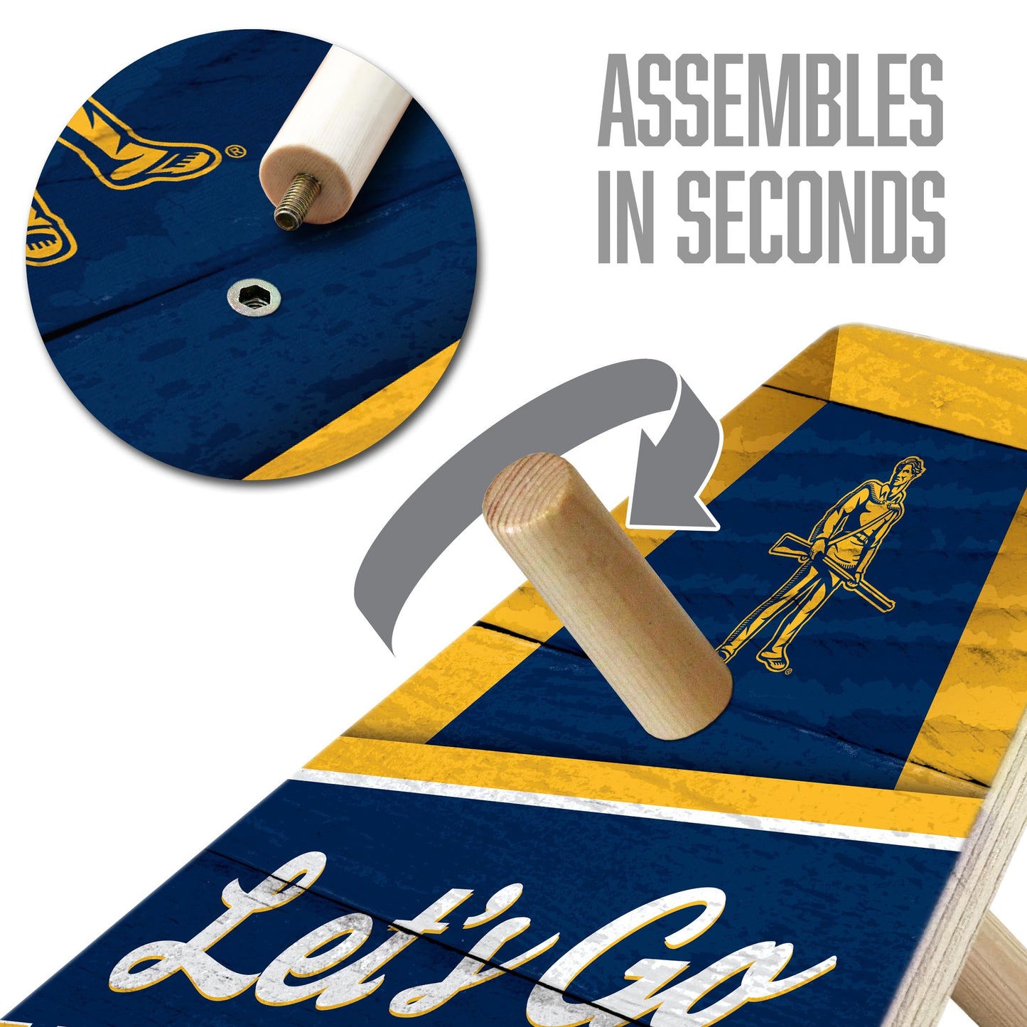 NCAA West Virginia Mountaineers Ringbag Outdoor Game