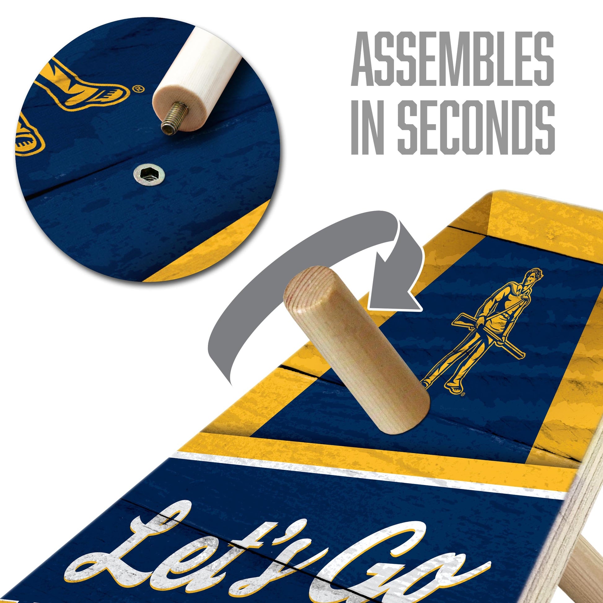 NCAA West Virginia Mountaineers Ringbag Outdoor Game