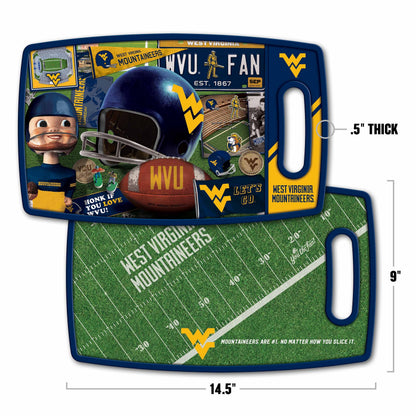 West Virginia Mountaineers Retro Series Cutting Board Alt 1