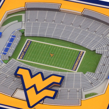 NCAA West Virginia Mountaineers StadiumView Cribbage