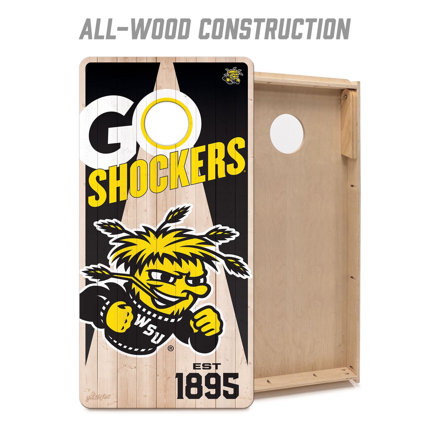 NCAA Wichita State Shockers 2' x 4' Slogan Series Cornhole