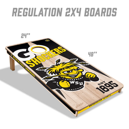 NCAA Wichita State Shockers 2' x 4' Slogan Series Cornhole