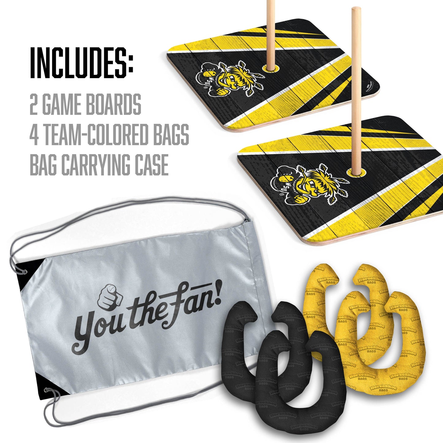 NCAA Wichita State Shockers Horseshoe Bag Game