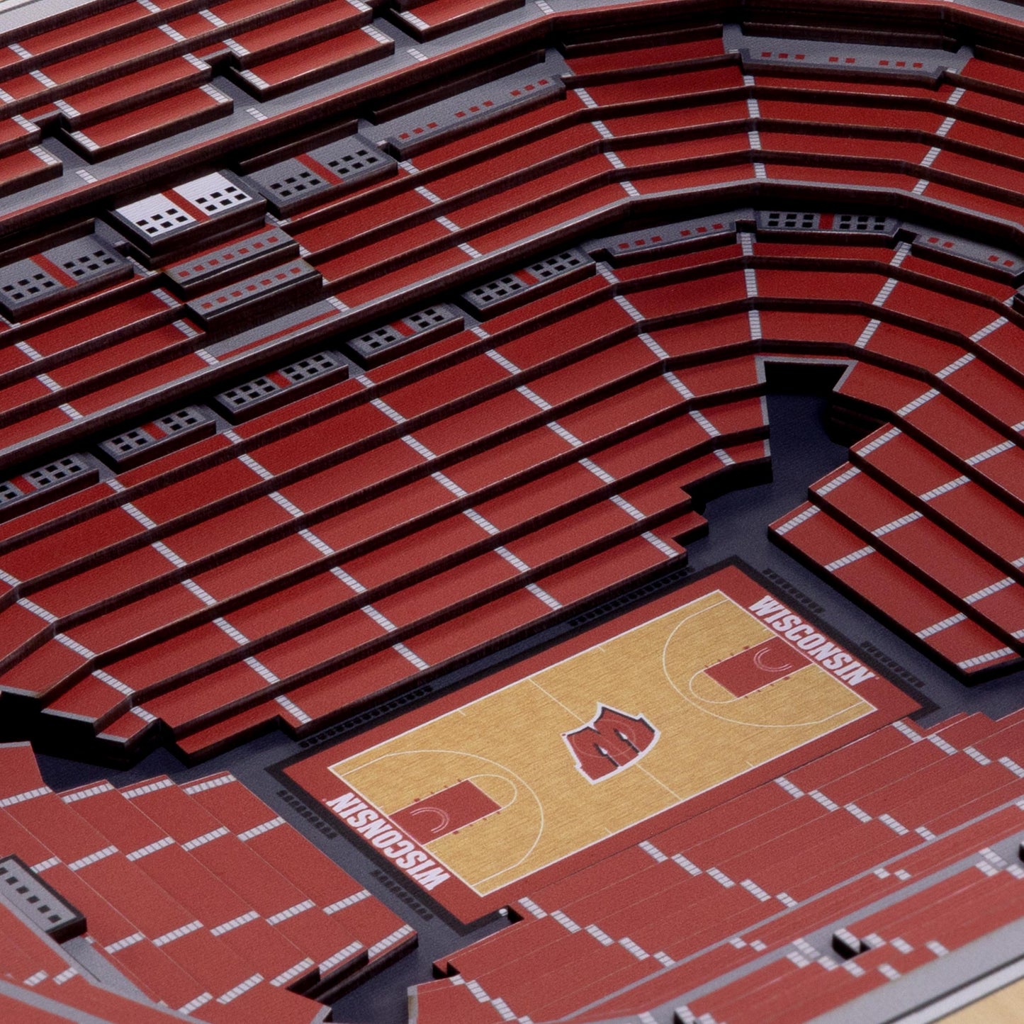 NCAA Wisconsin Badgers 25-Layer StadiumView Wallart