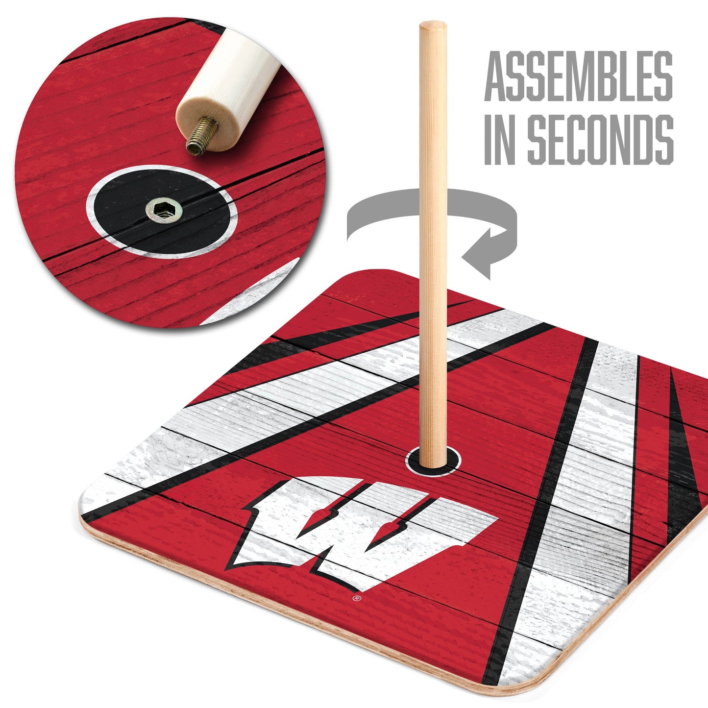 NCAA Wisconsin Badgers Horseshoe Bag Game