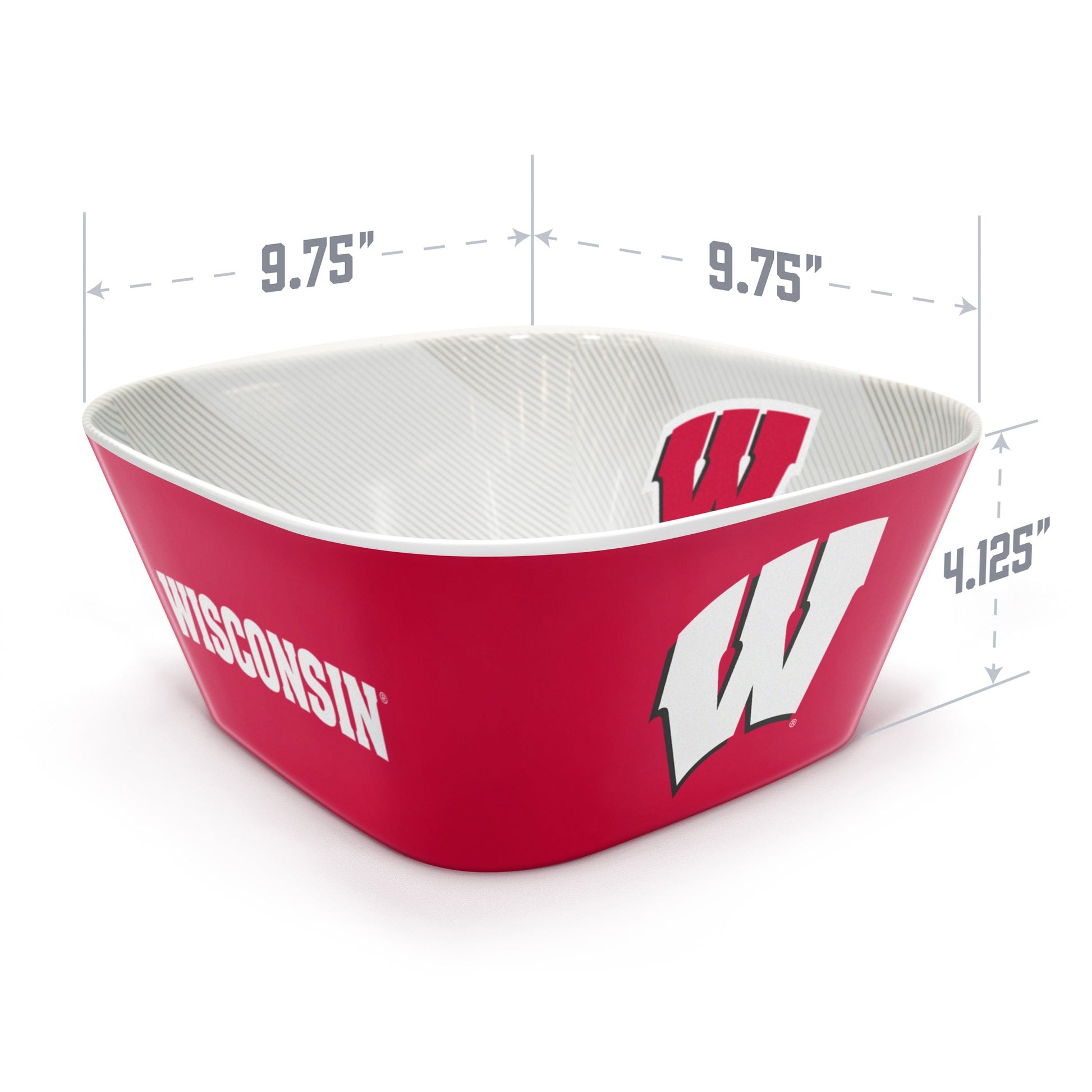 Wisconsin Badgers Large Party Bowl Alt 3