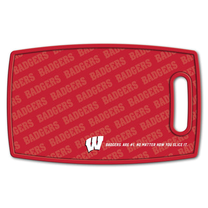 Wisconsin Badgers Logo Series Cutting Board Alt 2
