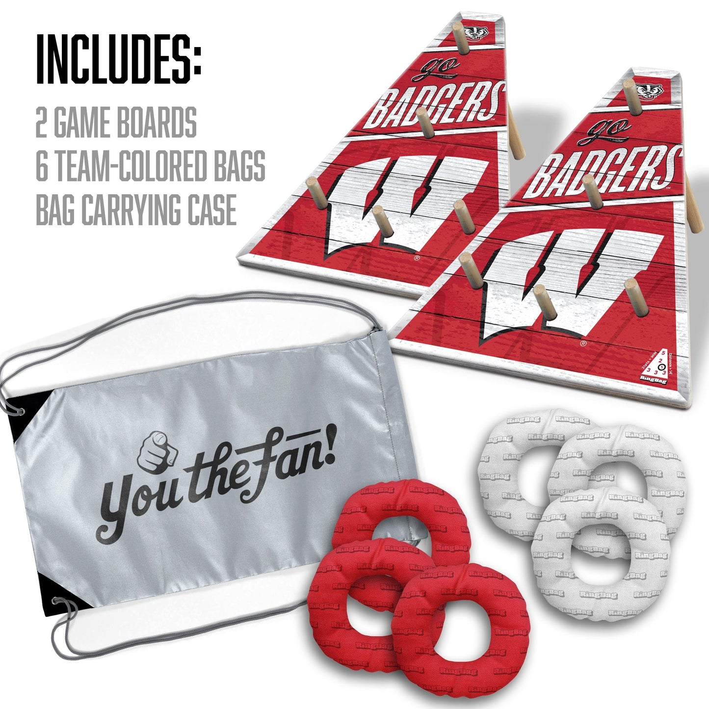 NCAA Wisconsin Badgers Ringbag Outdoor Game