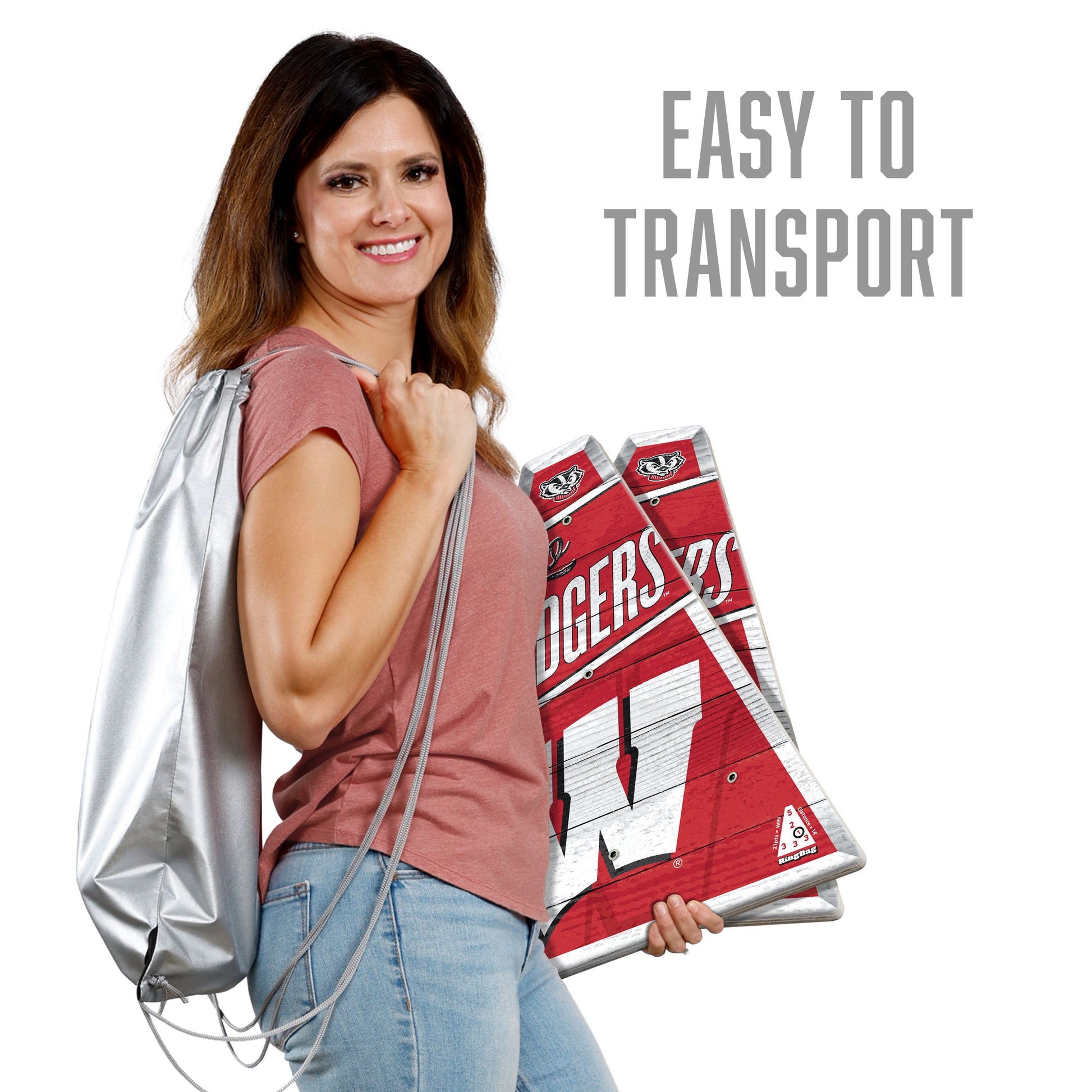 NCAA Wisconsin Badgers Ringbag Outdoor Game