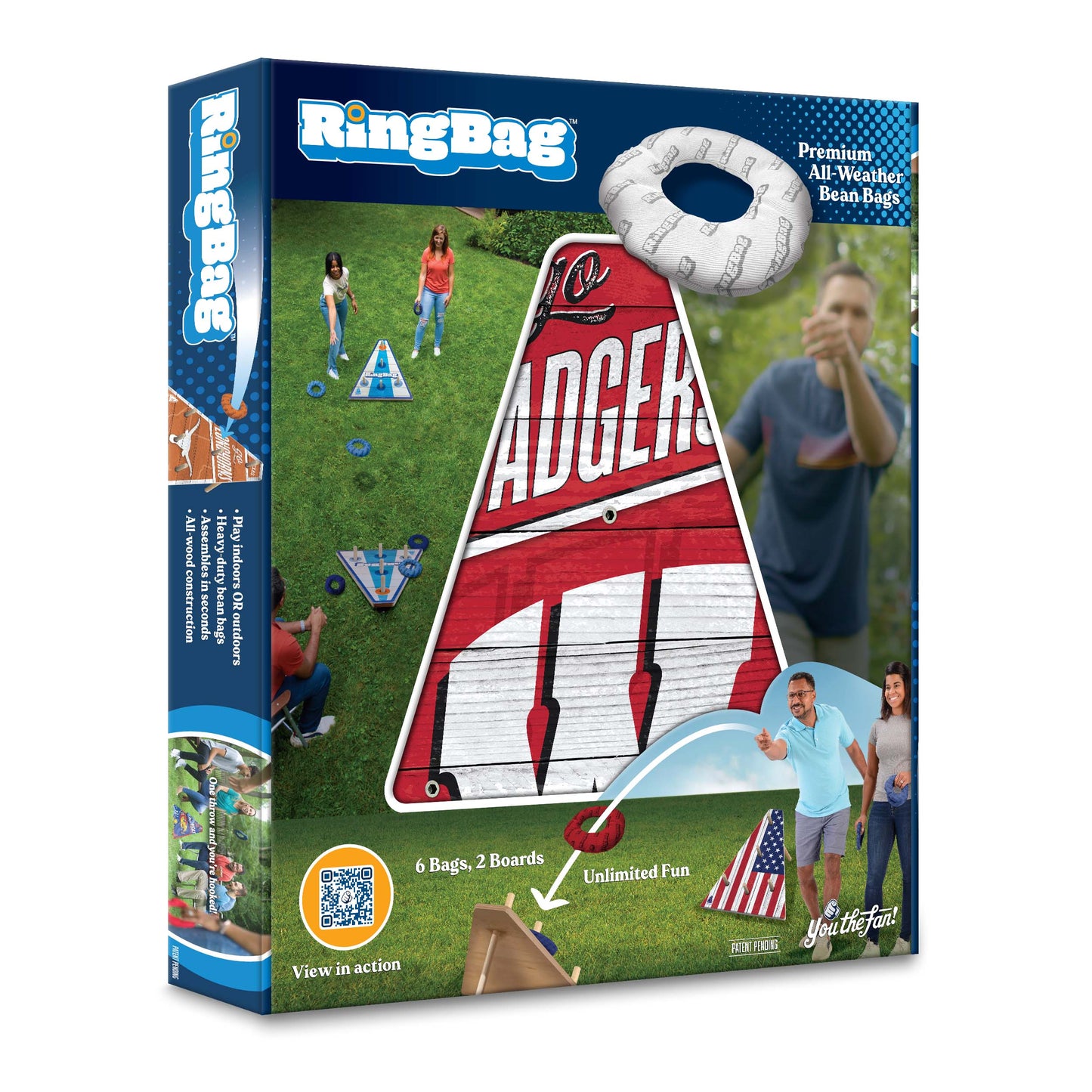NCAA Wisconsin Badgers Ringbag Outdoor Game