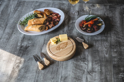 Philadelphia Eagles - Brie Cheese Cutting Board & Tools Set