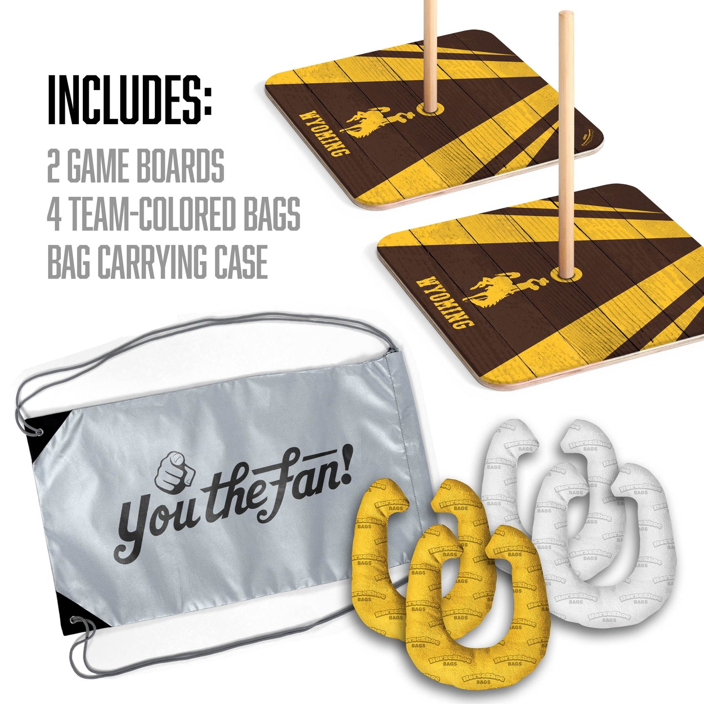 NCAA Wyoming Cowboys Horseshoe Bag Game