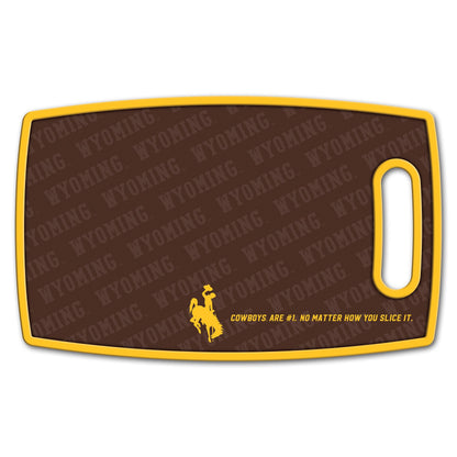 Wyoming Cowboys Logo Series Cutting Board Alt 2