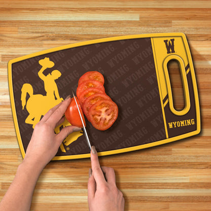 Wyoming Cowboys Logo Series Cutting Board Alt 3