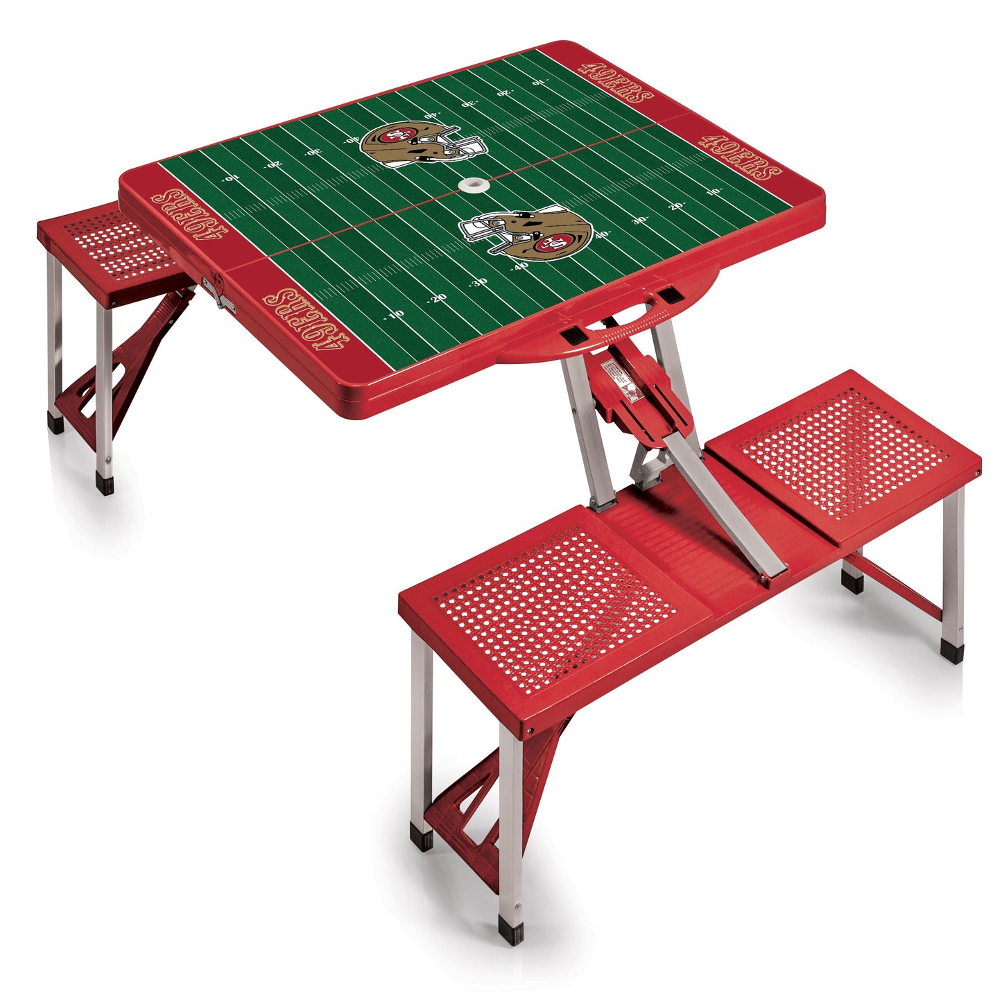 San Francisco 49ers - Picnic Table Portable Folding Table with Seats