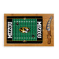 Mizzou Tigers Football Field - Icon Glass Top Cutting Board & Knife Set
