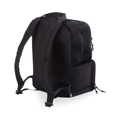Travel Convertible Backpack with Cooler - Black