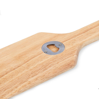 Michigan Wolverines - Hardwood BBQ Grill Scraper with Bottle Opener