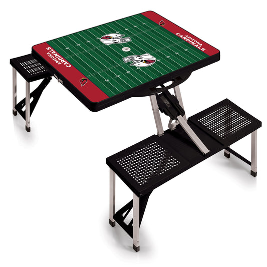 Arizona Cardinals - Picnic Table Portable Folding Table with Seats