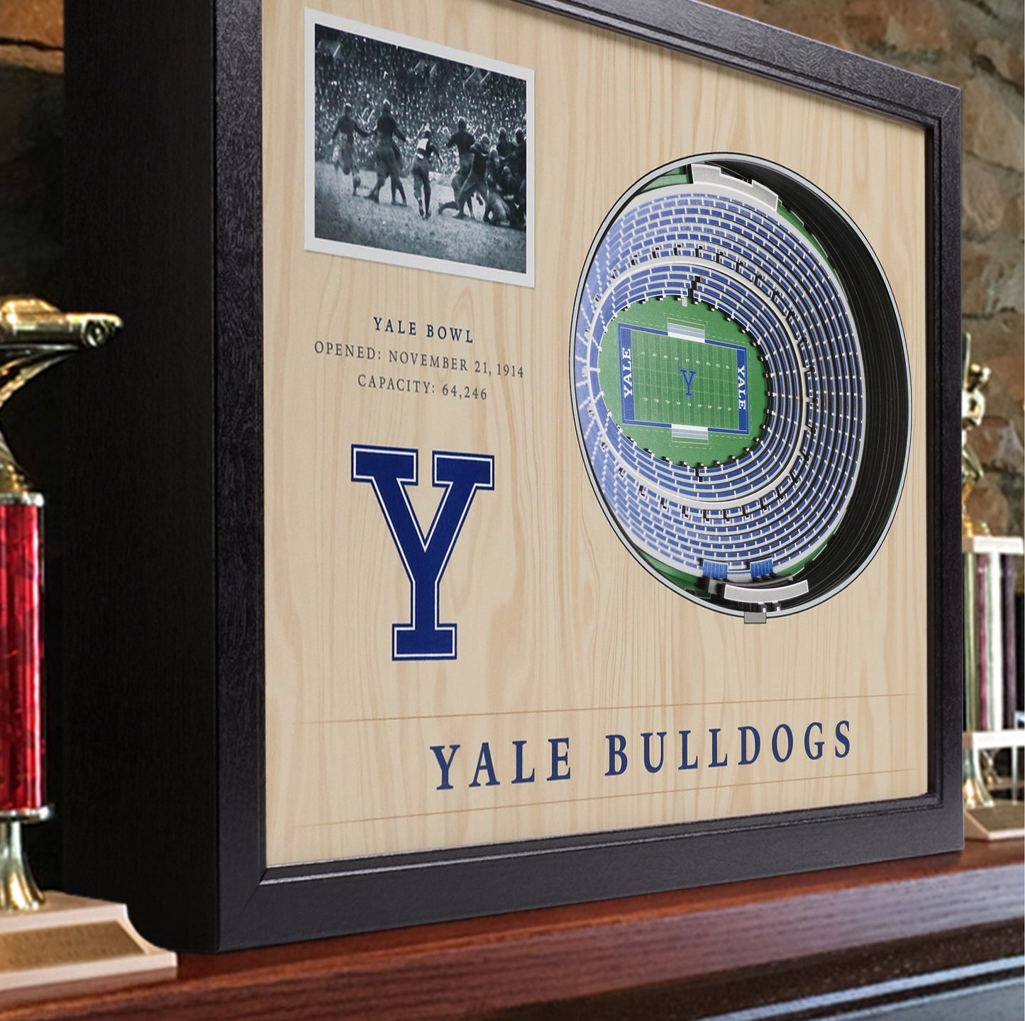 NCAA Yale Bulldogs 25-Layer StadiumView Wallart