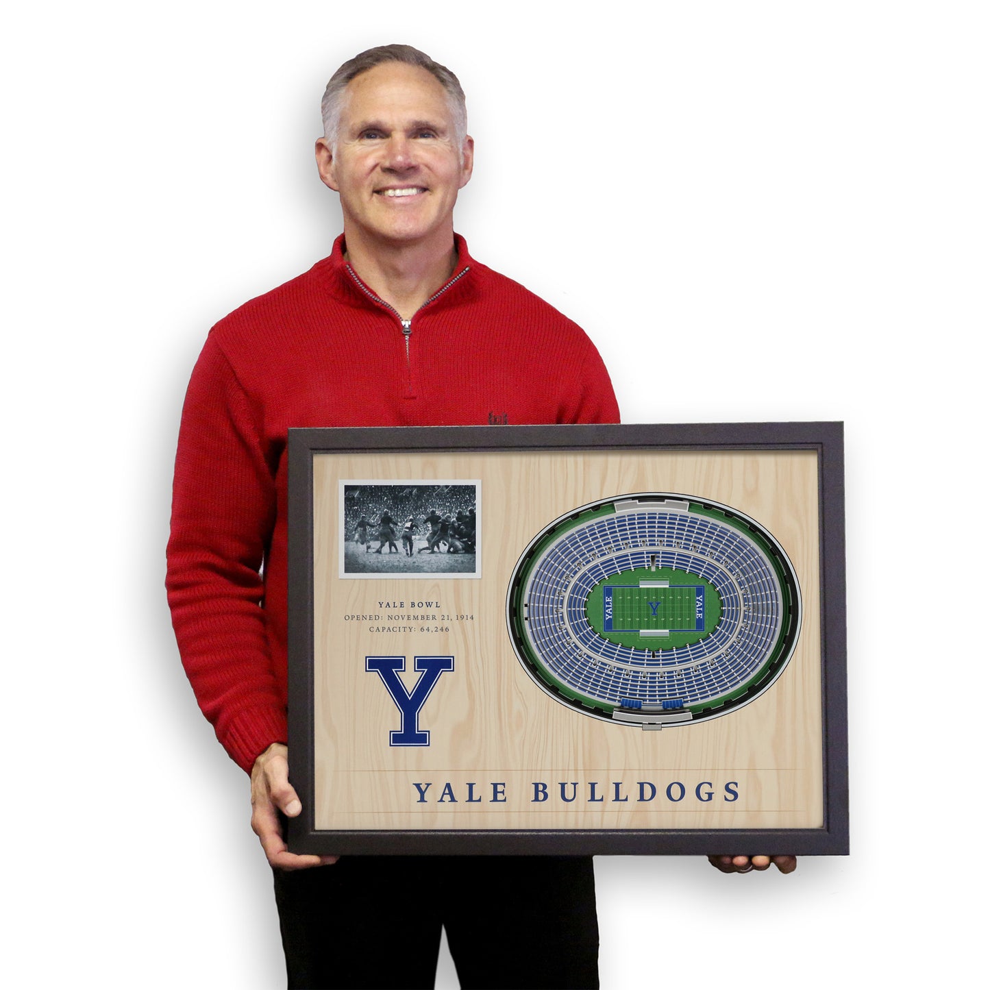NCAA Yale Bulldogs 25-Layer StadiumView Wallart