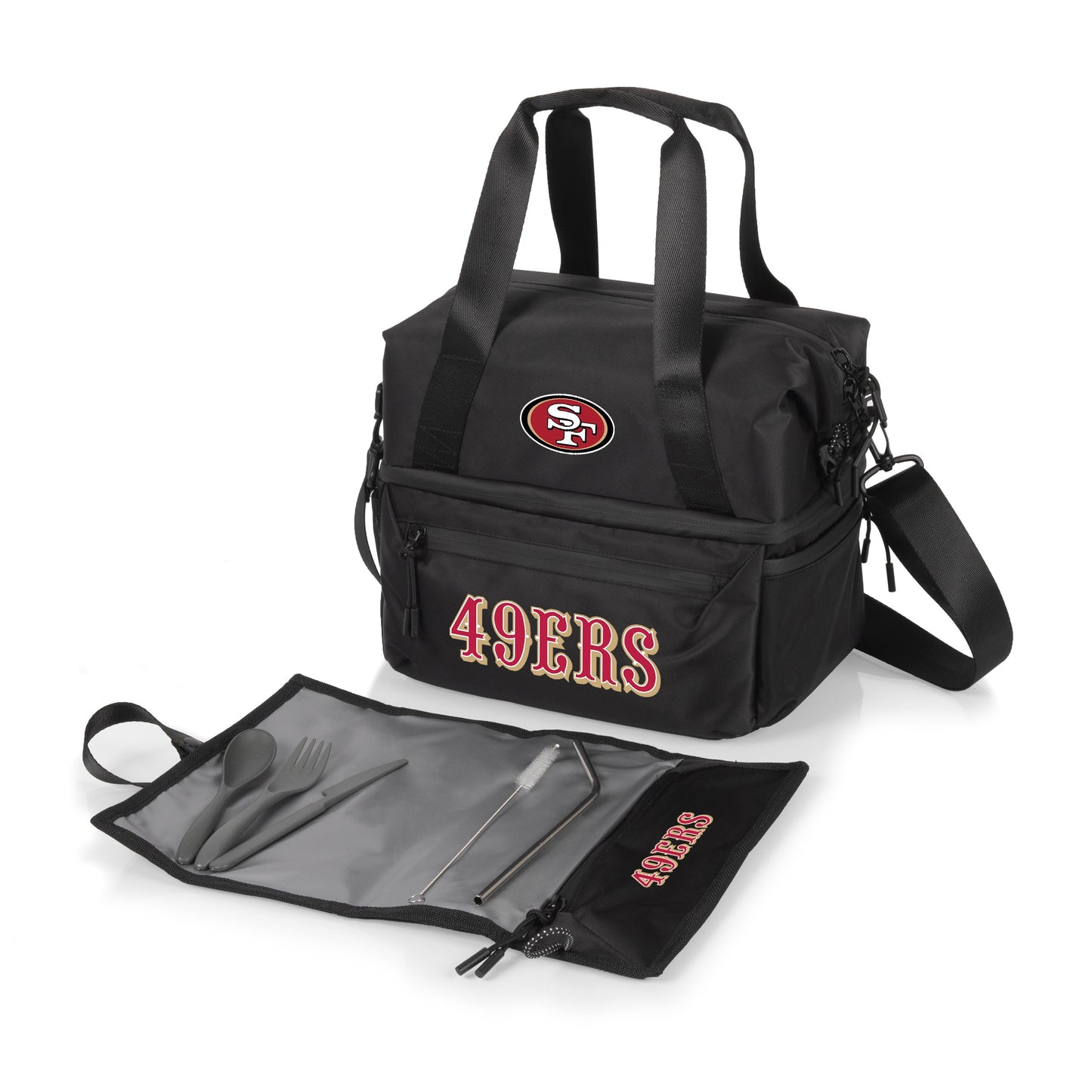 San Francisco 49ers - Tarana Recycled Lunch Bag Cooler with Utensils