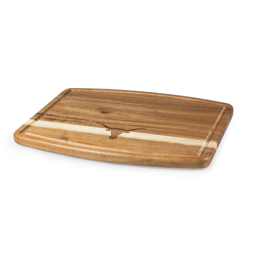 Texas Longhorns - Ovale Acacia Cutting Board