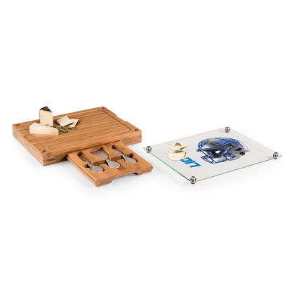 Detroit Lions - Concerto Glass Top Cheese Cutting Board & Tools Set