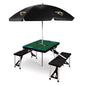 Jacksonville Jaguars - Picnic Table Portable Folding Table with Seats and Umbrella