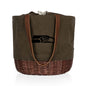 Seattle Seahawks - Coronado Canvas and Willow Basket Tote
